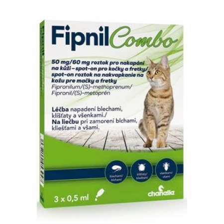 Fipnil Combo 50/60mg Cat Spot-on 3x0,5ml