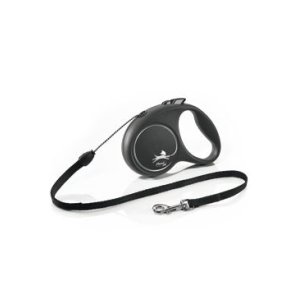 Vodítko Flexi Black Design S lanko 5m/12kg černá