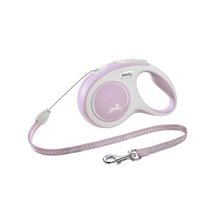 Vodítko Flexi New Comfort S pásek 5m/15kg růžová