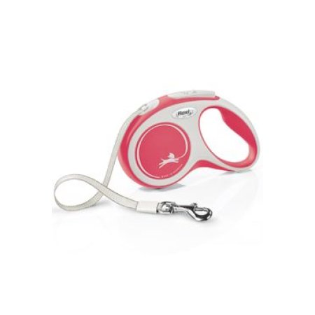 Vodítko Flexi New Comfort S pásek 5m/15kg červená