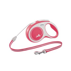 Vodítko Flexi New Comfort S lanko 8m/12kg červená