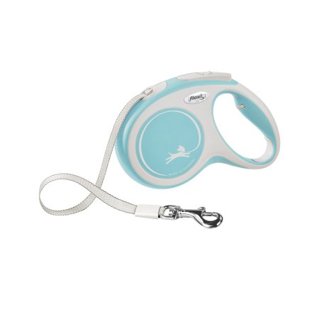 Vodítko Flexi New Comfort M pásek 5m/25kg light blue