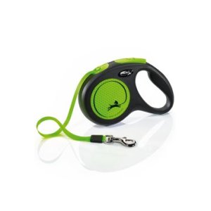 Vodítko Flexi New Neon M páska 5m/25kg green