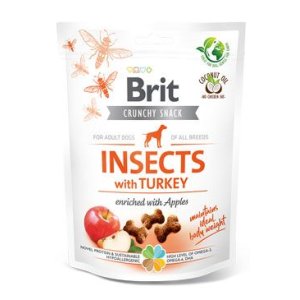 Brit Care Dog Crunchy Crack. Insec. Turkey Apples 200g