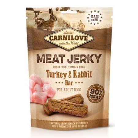 Carnilove Dog Jerky Rabbit&Turkey Bar 100g