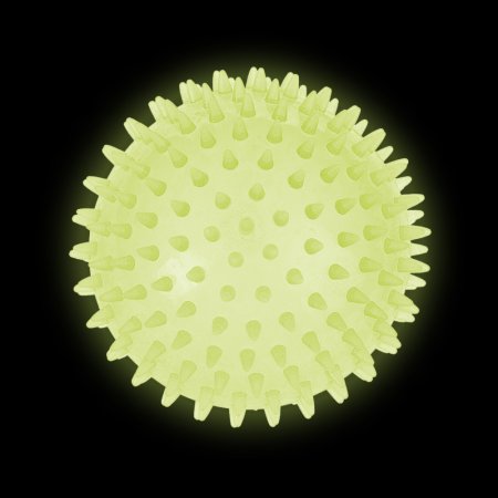 PROFIZOO Míček GLOW ježek pískací 7,5 cm