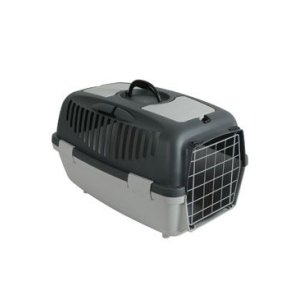 Zolux Přepravka GULLIVER 2 s kovovými dvířky šedá 55 x 36 x 35 cm