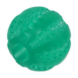 Míček DOG FANTASY DENTAL MINT zelený 5cm
