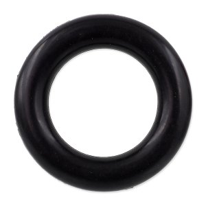 Hračka DOG FANTASY kruh černý 16,5cm