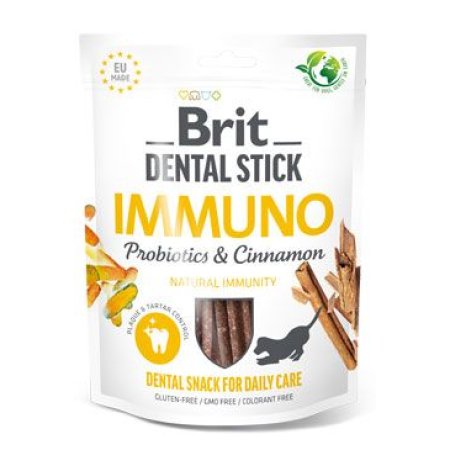 Brit Dog Dental Stick Immuno Probiotics&Cinnamon 7ks