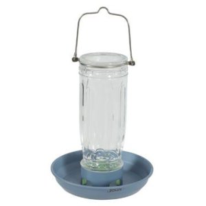 Krmítko venkovní GLASS sklo modrá Zolux