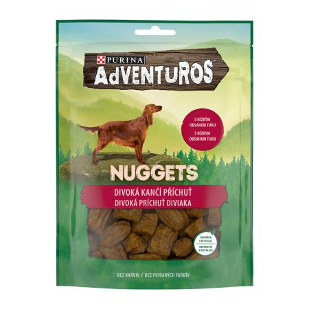 Adventuros Nuggets s kančí příchutí 90 g