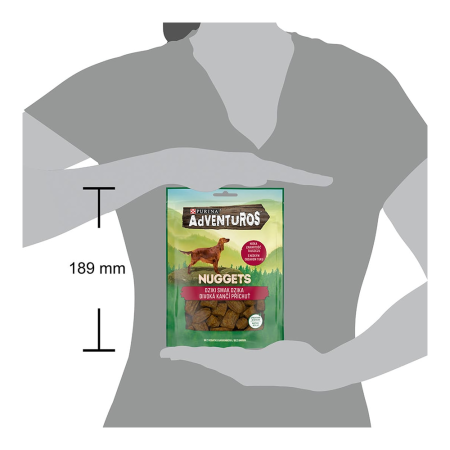 Adventuros Nuggets s kančí příchutí 90 g