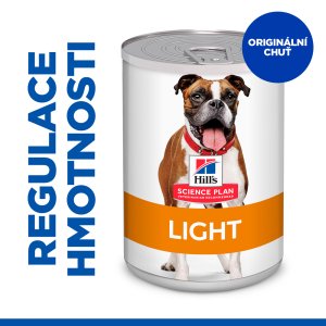 Hill’s Science Plan Light konzerva pro dospělé psy s kuřecím 370 g