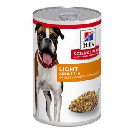Hill’s Science Plan Light konzerva pro dospělé psy s kuřecím 370 g