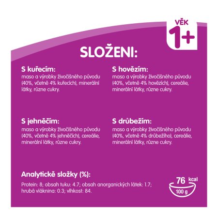 Whiskas kapsička Klasický výběr ve šťávě 12 x 85 g