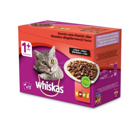 Whiskas kapsička Klasický výběr ve šťávě 12 x 85 g