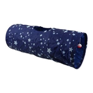 Tunel MAGIC CAT modrý s hvězdami 90 x 35 cm