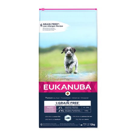 Eukanuba Puppy & Junior Large & Giant Grain Free Ocean Fish 12 kg