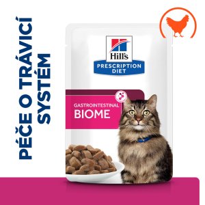 Hill’s Prescription Diet GI Biome Péče o zažívání pro kočky 12 x 85 g
