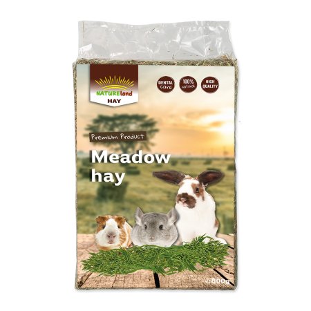 Seno NATURE LAND Meadow Hay z horských luk 800 g