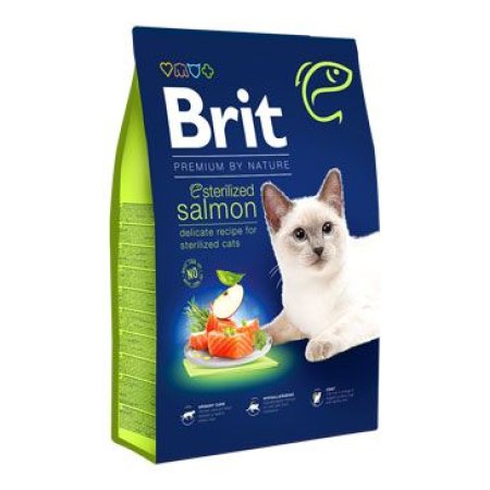 Brit Premium Cat by Nature Sterilized Salmon 1,5kg