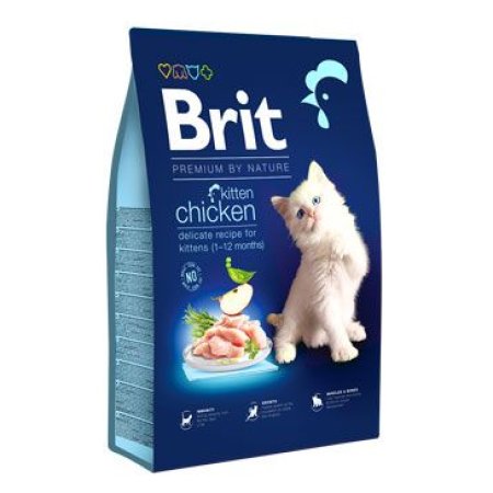 Brit Premium Cat by Nature Kitten Chicken 8kg