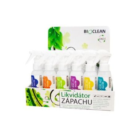 BIOclean likvidátor zápachu Sada 24 ks 100ml se stojánkem