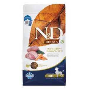 N&D BROWN DOG Adult Mini Lamb& Spirulina& Fennel 2,5kg