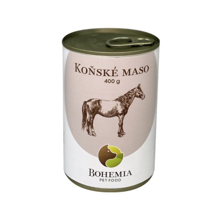 Bohemia Pet Food Koňské maso ve vlastní šťávě 400 g