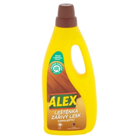 Alex leštěnka zářivý lesk na dřevo, laminát 750 ml