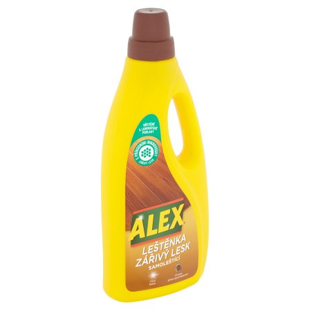Alex leštěnka zářivý lesk na dřevo, laminát 750 ml