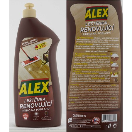 Alex leštěnka renovující na dřevo, laminát 900 ml
