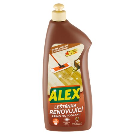 Alex leštěnka renovující na dřevo, laminát 900 ml