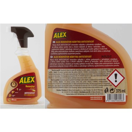 Alex renovátor nábytku antistatický pomeranč, sprej 375 ml