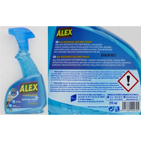Alex na všechny povrchy proti prachu, sprej 375 ml