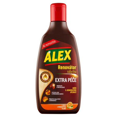 Alex renovátor nábytku extra péče, krém 250 ml