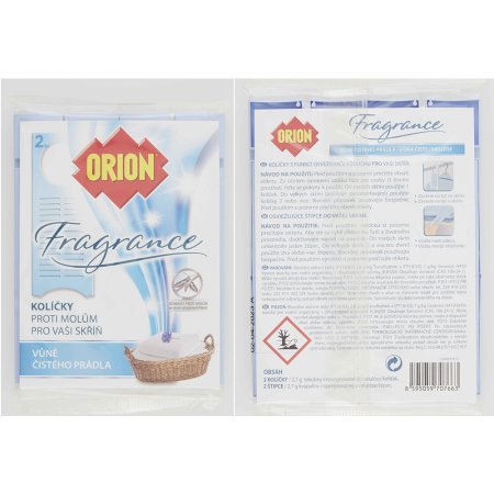 Orion Frangrance kolíčky proti molům 2 ks