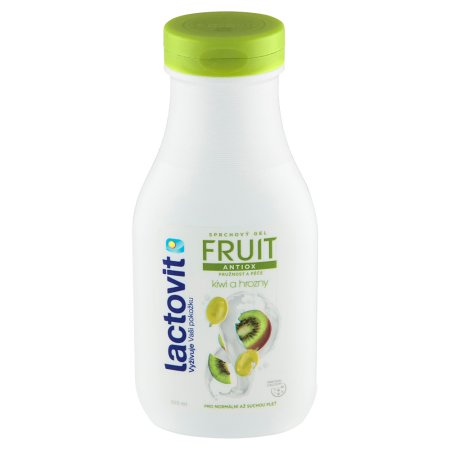 Lactovit Fruit antiox sprchový gel kiwi a hrozny 300 ml
