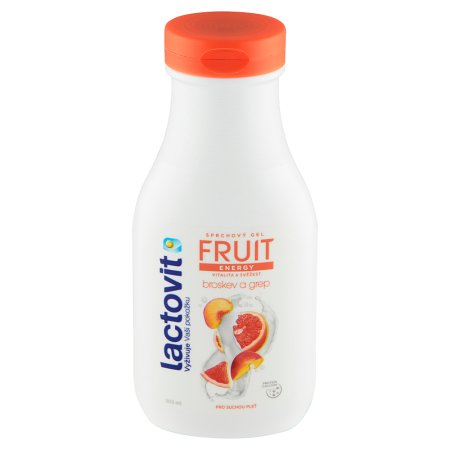 Lactovit Fruit energy sprchový gel broskev a grep 300 ml