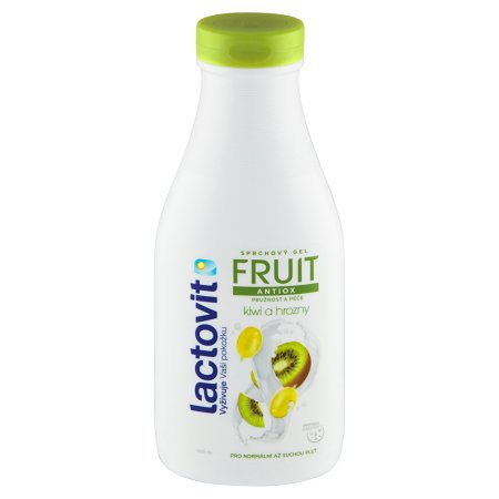 Lactovit Fruit antiox sprchový gel kiwi a hrozny 500 ml