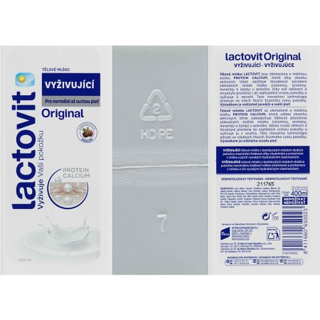 Lactovit Original tělové mléko vyživující 400 ml