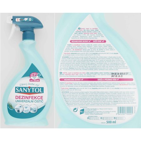 Sanytol dezinfekce univerzální čistič eukalyptus 500 ml