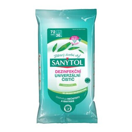 Sanytol dezinfekce univerzální čistící utěrky 36 ks