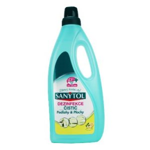 Sanytol dezinfekce univerzální čistič podlahy a plochy citron 1 l