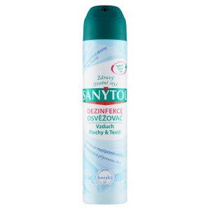 Sanytol dezinfekce osvěžovač vzduchu ploch a textilií horská vůně 300 ml