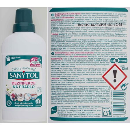 Sanytol dezinfekce na prádlo bílé květy 500 ml