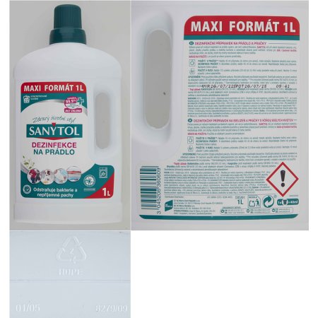 Sanytol dezinfekce na prádlo bílé květy 1 l