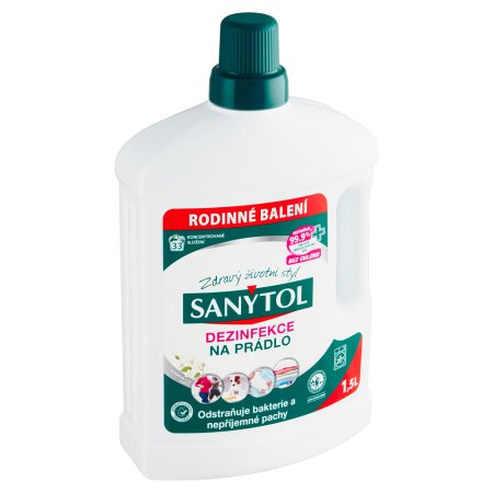 Sanytol dezinfekce na prádlo bílé květy 1,5 l