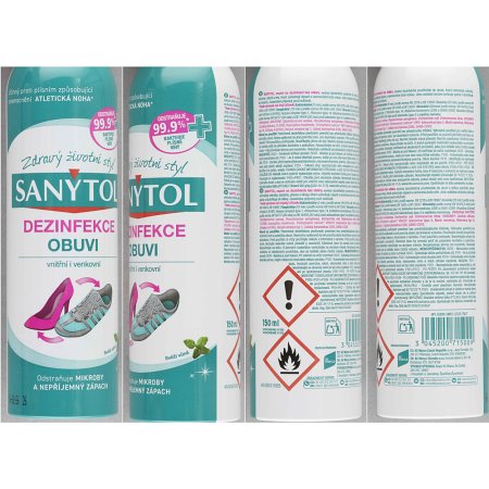 Sanytol dezinfekce do obuvi 150 ml